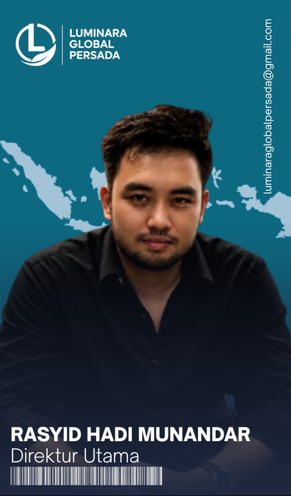 Foto Rasyid Hadi Munandar, Direktur Utama PT. Luminara Global Persada