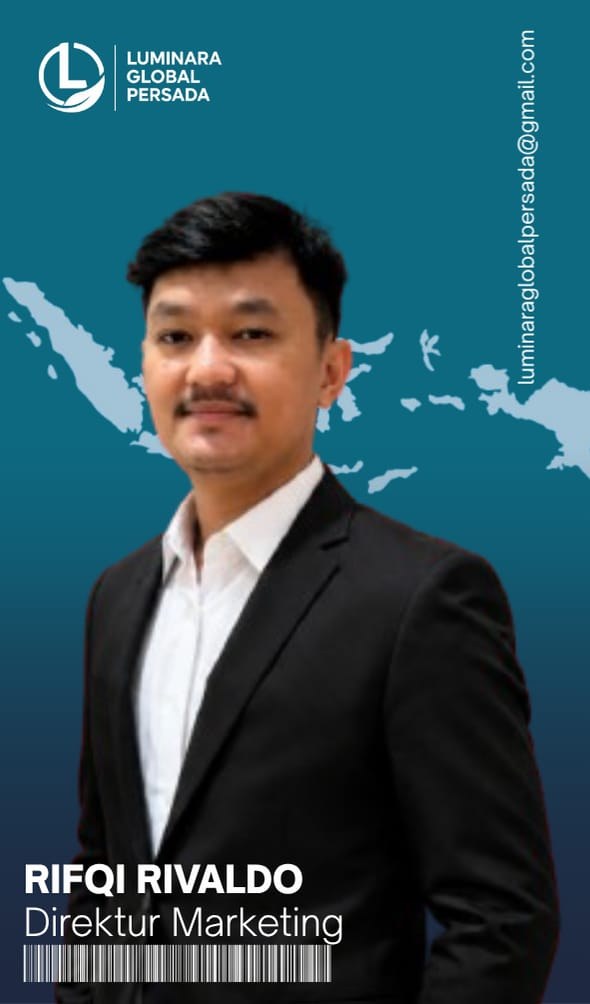 Foto Rifqi Rivaldo, Direktur Marketing PT. Luminara Global Persada